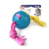Игрушка для собак GiGwi мячик на веревке